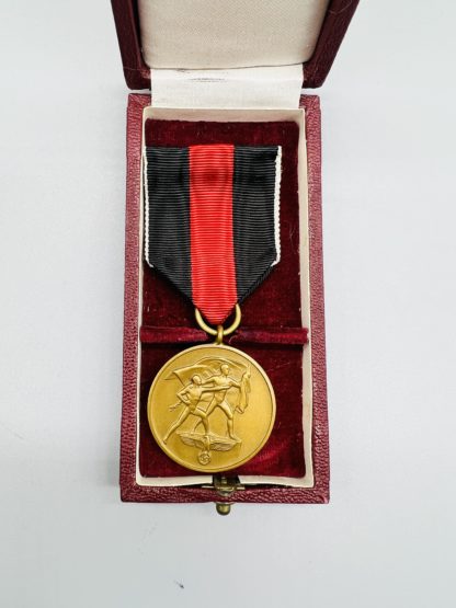 Sudetenland Medal With Presentation Case