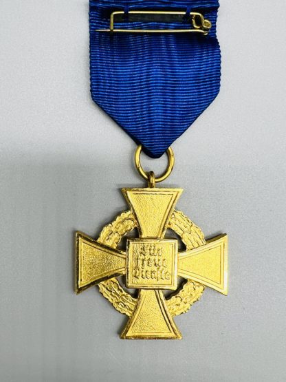 National Faithful Service Medal, blue ribbon
