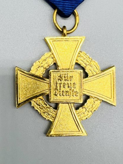 National Faithful Service Medal Reverse