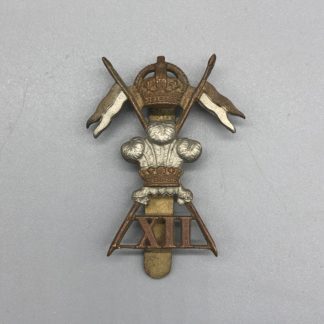 12th (Prince of Wales's Royal) Lancers Cap Badge