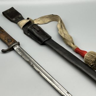 Imperial German Army M1898 Bayonet, Scabbard, Frog & Knot