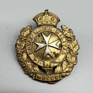 Maltese Militia Cap Badge 1889 - 1903