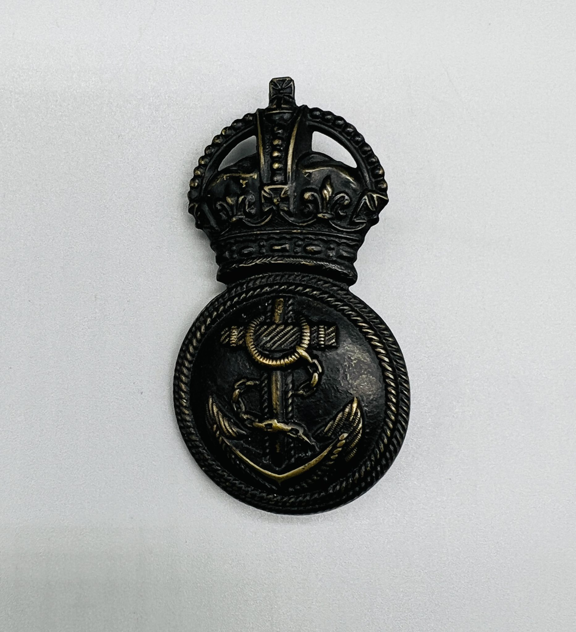 Royal Naval Division Chief Petty Officers Cap Badge I WW1 Militaria