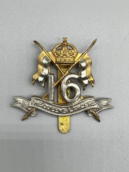 16th Queen's Lancers Regiment Cap Badge