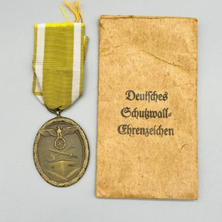 West Wall Medal, with presentation packet
