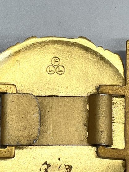 Kriegsmarine Officer's Belt Buckle, with makers mark on the reverse FLL