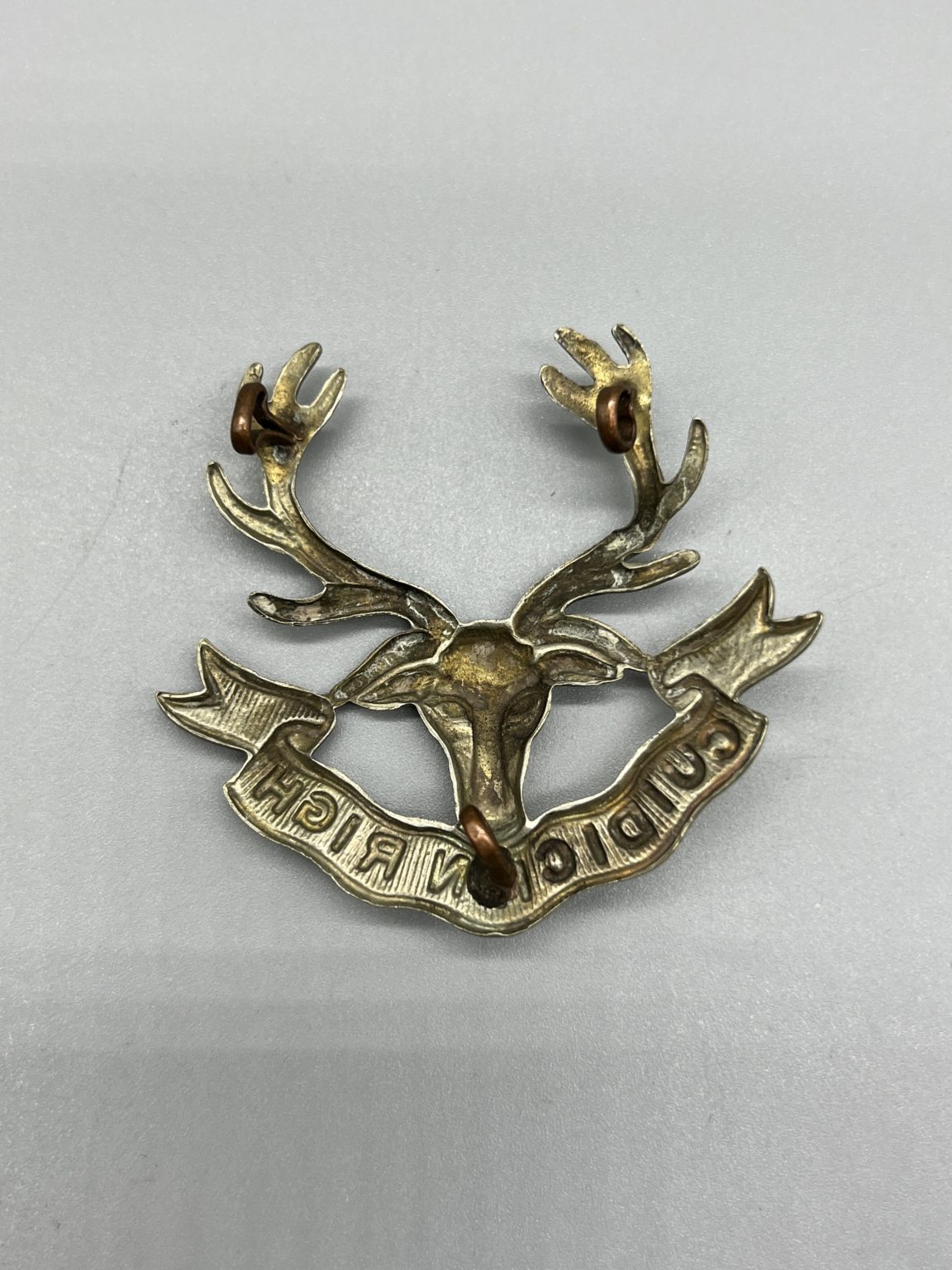 Seaforth Highlanders Cap Badge I WW1 British Militaria
