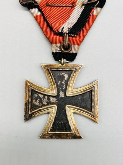 Iron Cross 2nd Class, Reverse Austrian Mounted