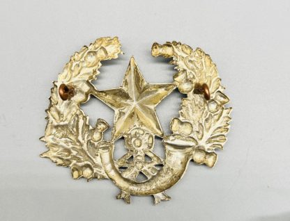 The Cameronians (Scottish Rifles) Cap Badge, Reverse