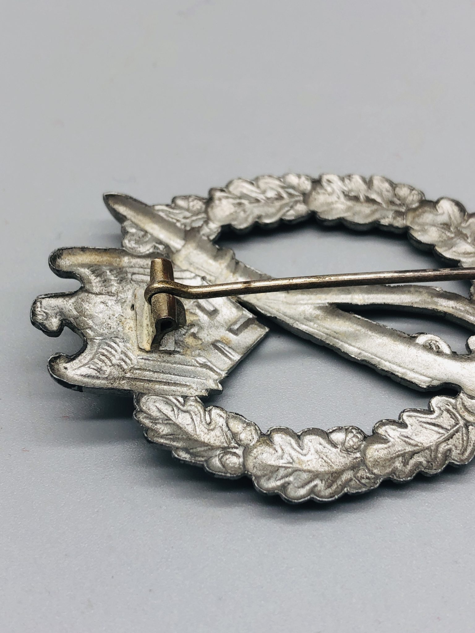 Early Infantry Assault Badge Silver By B.H. Mayer I WW2 German Militaria