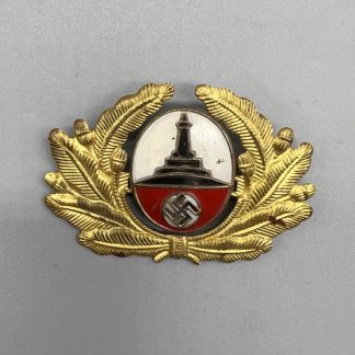 German Veterans Association visor cap badge