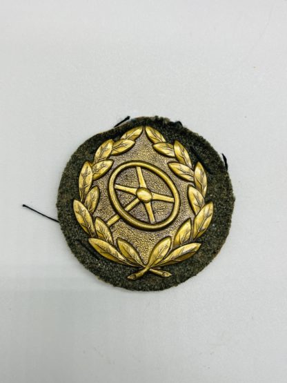 Driver's Proficiency Badge Bronze, with cloth backing