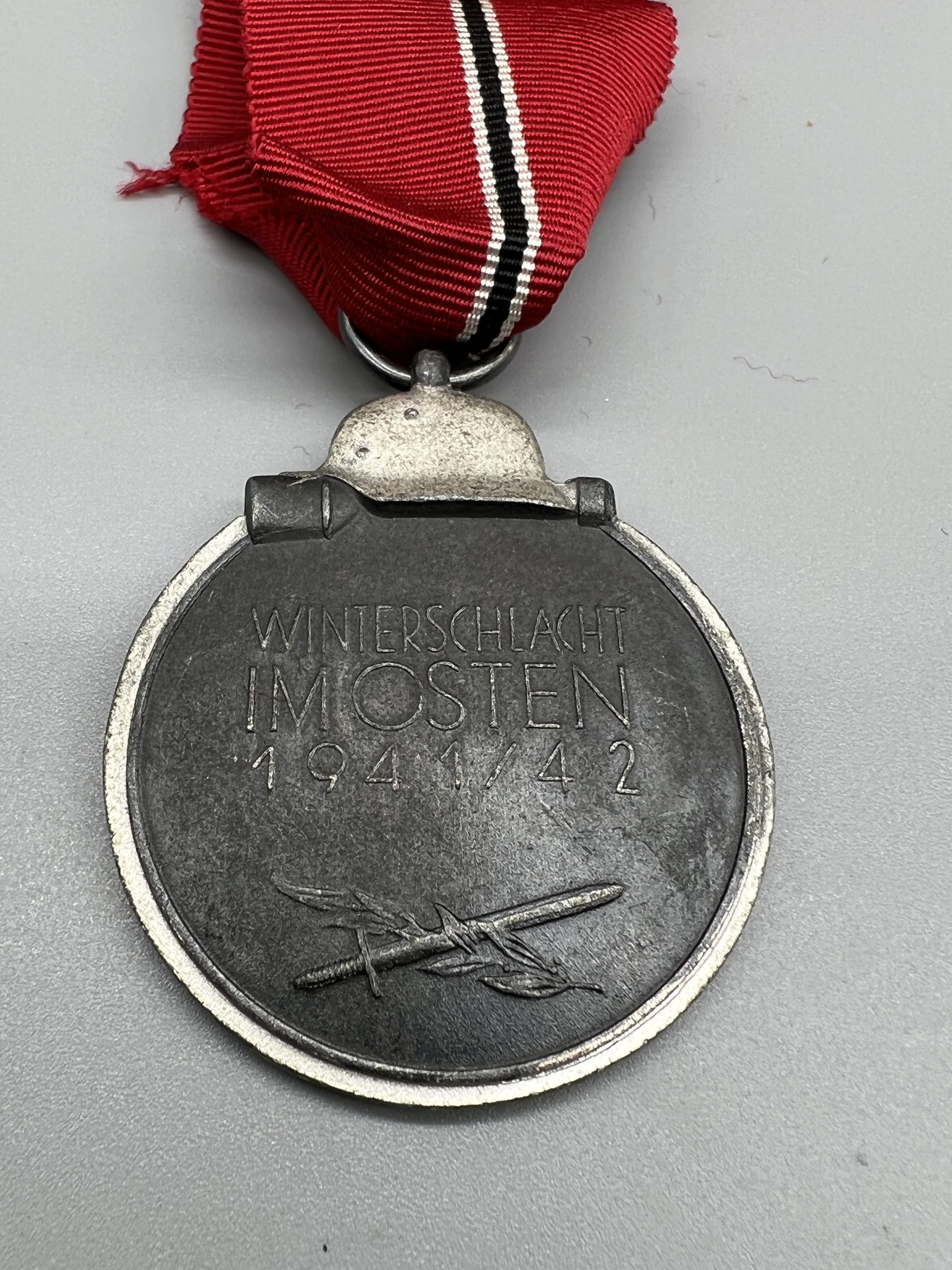 WW2 I & German Certificate Militaria Front Set & Medals Eastern Medal