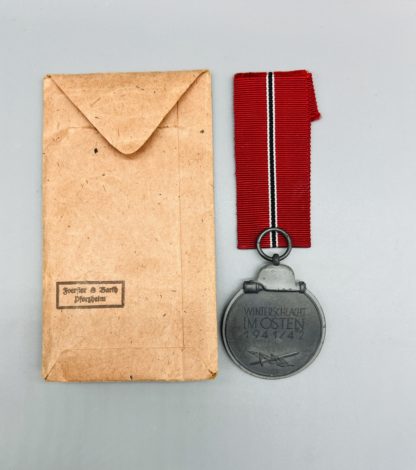 Eastern Front Medal Marked 10, with presentation packet