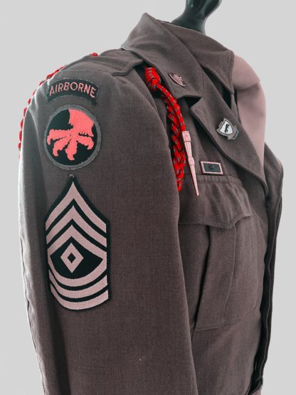 WW2 505th PIR IKE Jacket, with 17th Airborne Badge