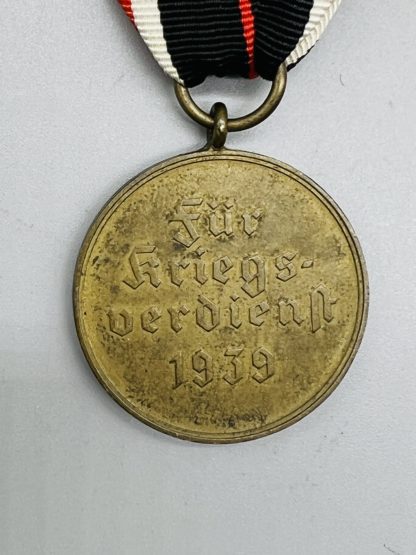 War Merit Medal, reverse with long ribbon