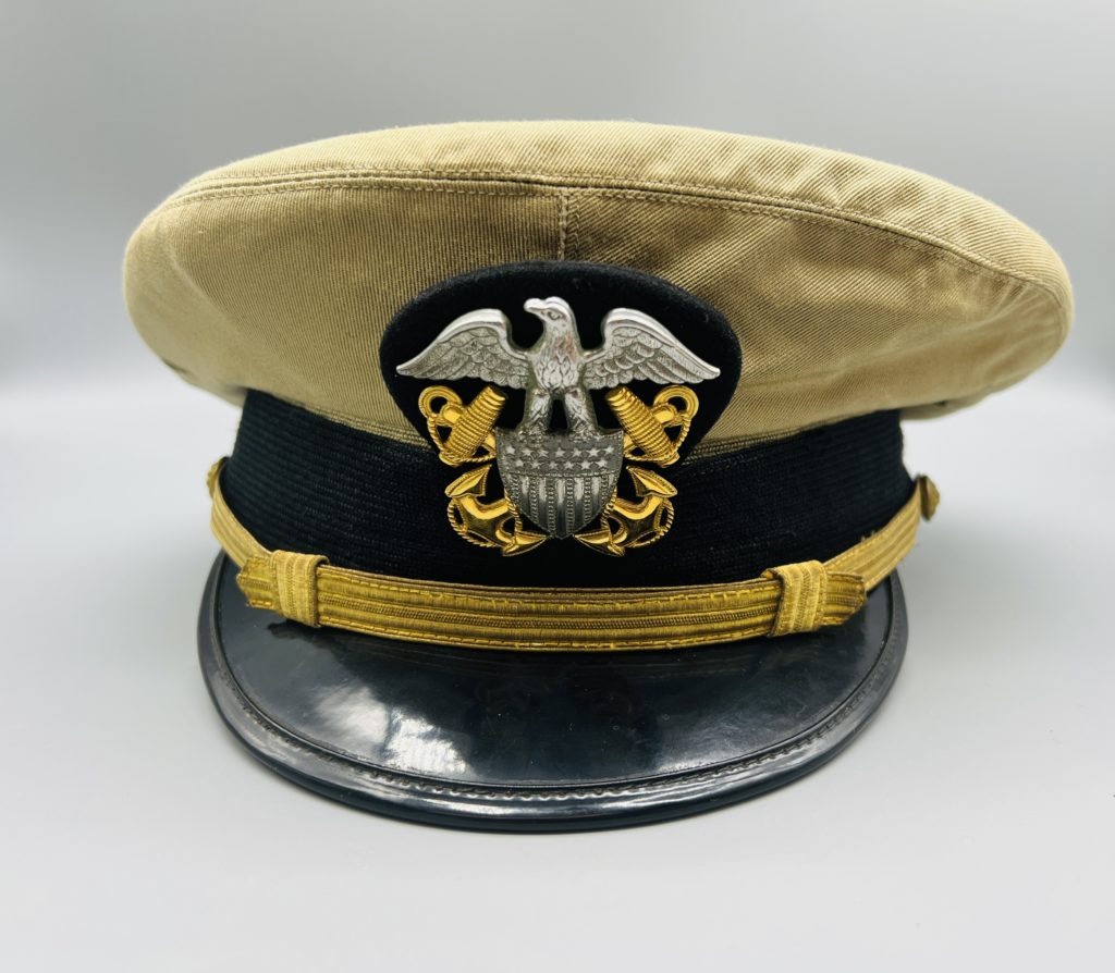 U.S. Navy Officer's WW2 Visor Cap I WW2 Militaria Collectables & Insignia