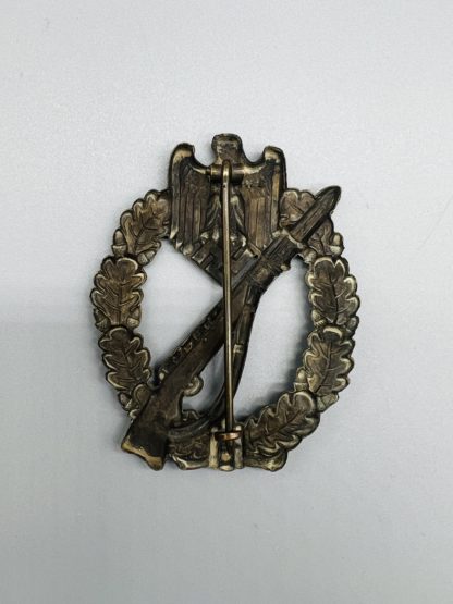 Infantry Assault Badge Bronze, reverse hollow back by Deumer