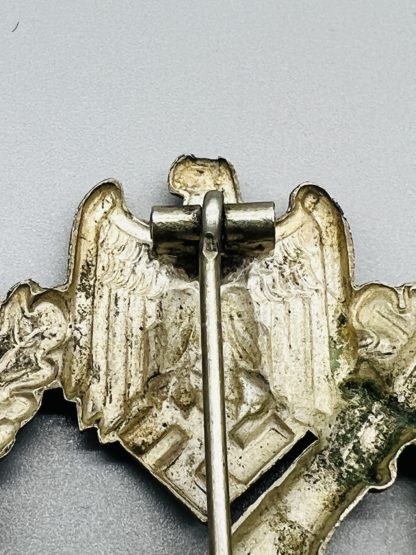 Early Infantry Assault Badge Silver by C.E. Juncker Berlin, hollow version