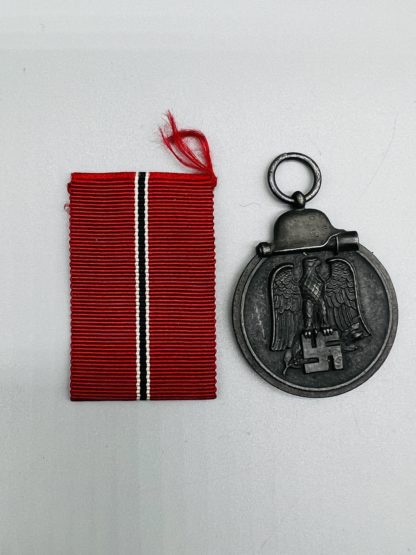 Eastern Front Medal Unmarked, with ribbon