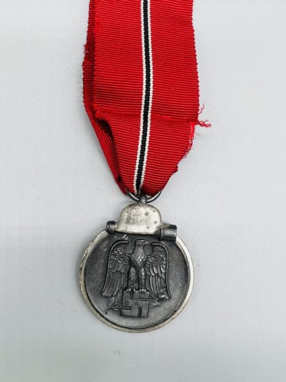 Eastern Front Medal Ostmedaille, with long original ribbon