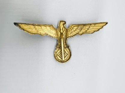 Kriegsmarine Pith Helmet Eagle , reverse with makers mark