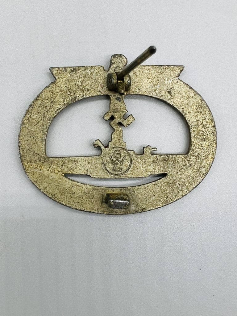 U-Boat Badge By GWL I WW2 Kriegsmarine Awards & Insignia