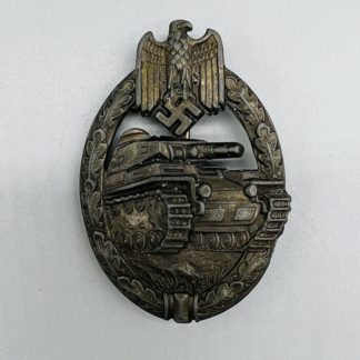 Panzer Assault Badge Bronze By C.E. Juncker, Berlin