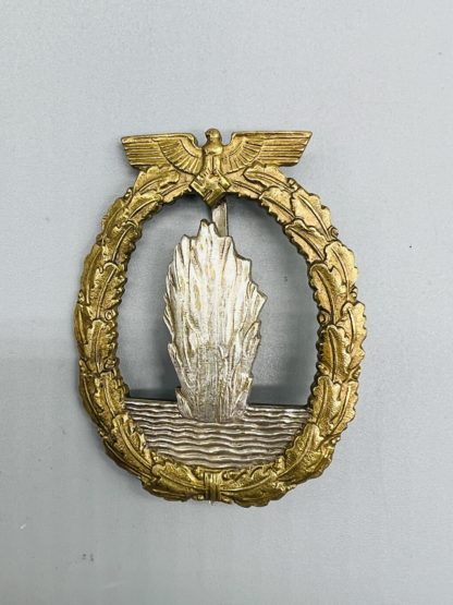 Minesweepers Badge By Richard Simm & Sohne, constructed in tombak