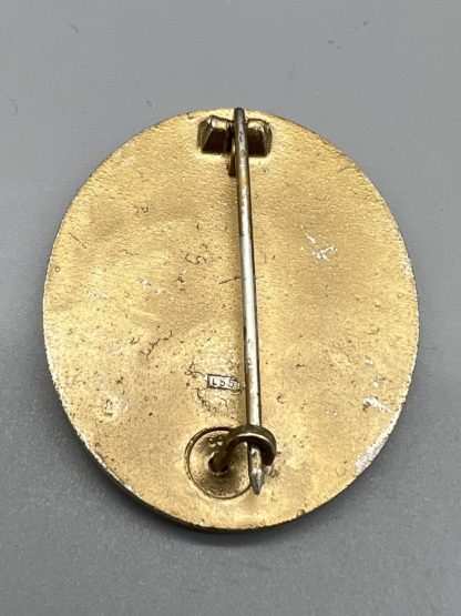 Wound Badge in gold, reverse image