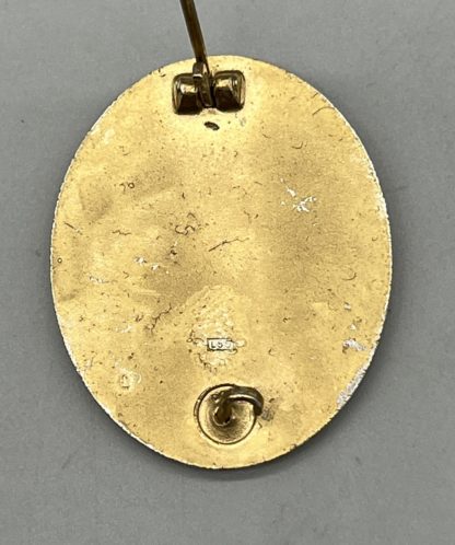 Wound Badge in gold, reverse image