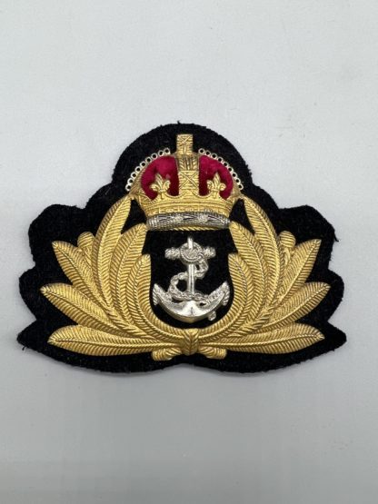 WW2 Royal Navy Officers Cap Badge