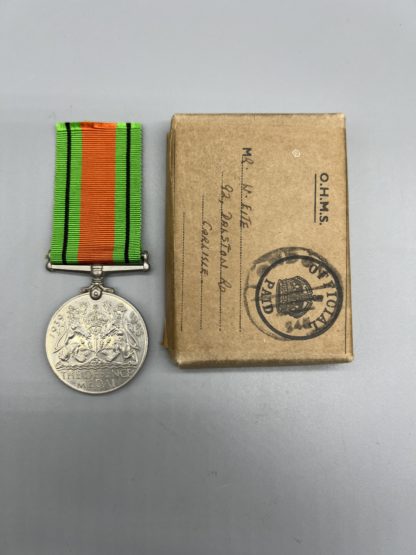 The Defence Medal, and medal box