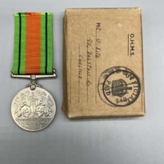 The Defence Medal, and medal box