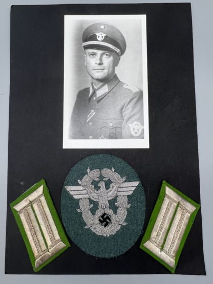 Police Officer's Portrait & Insignia Lot
