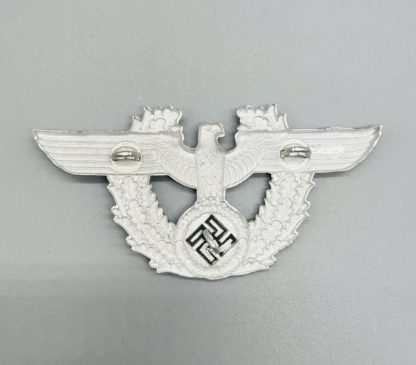 Police Pouch Badge, reverse image with lugs