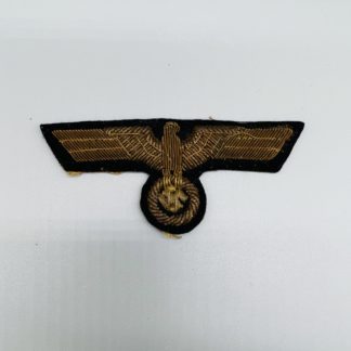 Kriegsmarine Officer's Breast Eagle, embroidered in gold bullion thread
