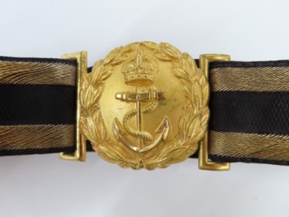 WW1 British Royal Navy Ceremonial Belt