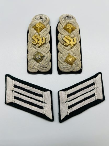 A set of Heer Oberstleutnant Pioneer shoulder boards & Collar Tabs