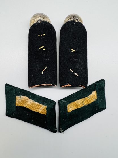 A set of Heer Oberstleutnant Pioneer shoulder boards & Collar Tabs, reverse image