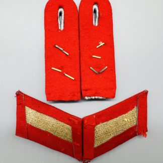 Heer Oberleutnant Ordnance Shoulder Straps And Collar Tabs