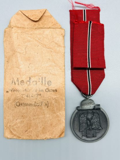Eastern Front Medal by Katz & Deyhle, with issued packet