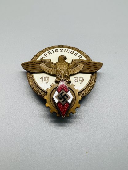 HJ Kreissieger Badge 1939 In Bronze
