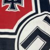Kriegsmarine Naval Battle Flag, with iron cross