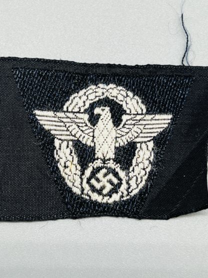 Waffen SS Police Bevo Cap Insignia