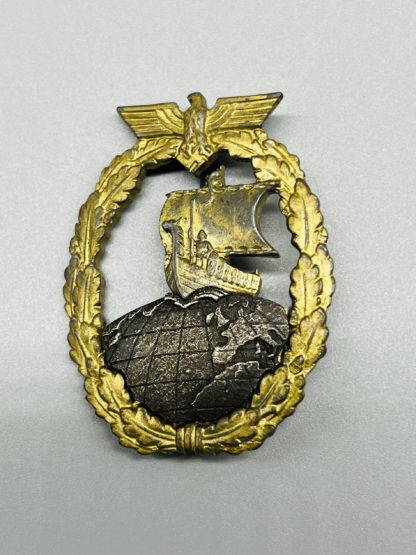Auxiliary Cruiser War Badge By Schwerin Berlin