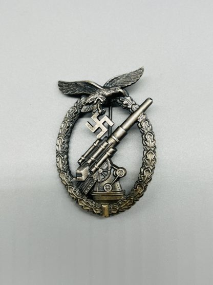 WW2 Luftwaffe Flak Badge by Gustav Brehmer