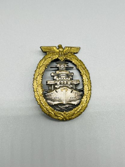 A Kriegsmarine High Seas Fleet Badge by Schwerin