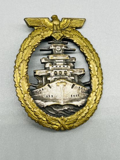 A Kriegsmarine High Seas Fleet Badge by Schwerin
