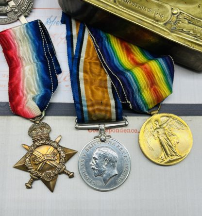 Kings Own Scottish Borderers WW1 Medal Trio
